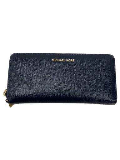 【中古】MICHAEL KORS◆長財布/レザー/NVY/無地/レディース/32S5GTVE9L【服飾雑貨他】 【中古】MICHAEL KORS◆長財布/レザー/NVY/無地/レディース/32S5GTVE9L【服飾雑貨他】
