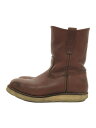 【中古】RED WING◆ブーツ/UK7/BRW/レザー/E8866【シューズ】