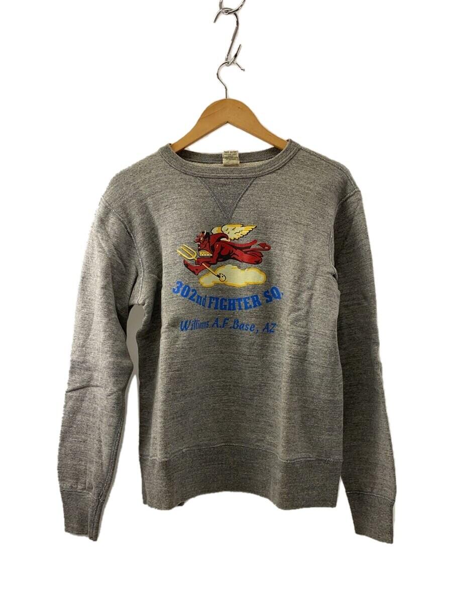 【中古】Buzz Rickson’s◆スウェット/M/コットン/GRY【メンズウェア】