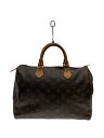 【中古】LOUIS VUITTON◆1)スピーディ30_モノグラム・キャンバス_BRW/PVC/BRW【バッグ】