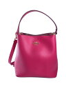 【中古】COACH◆ショルダーバッグ/レザー/PNK/無地/91122【バッグ】