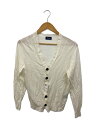 【中古】DRUMOHR◆カーディガン(薄手)/46/リネン/WHT【メンズウェア】(4)
