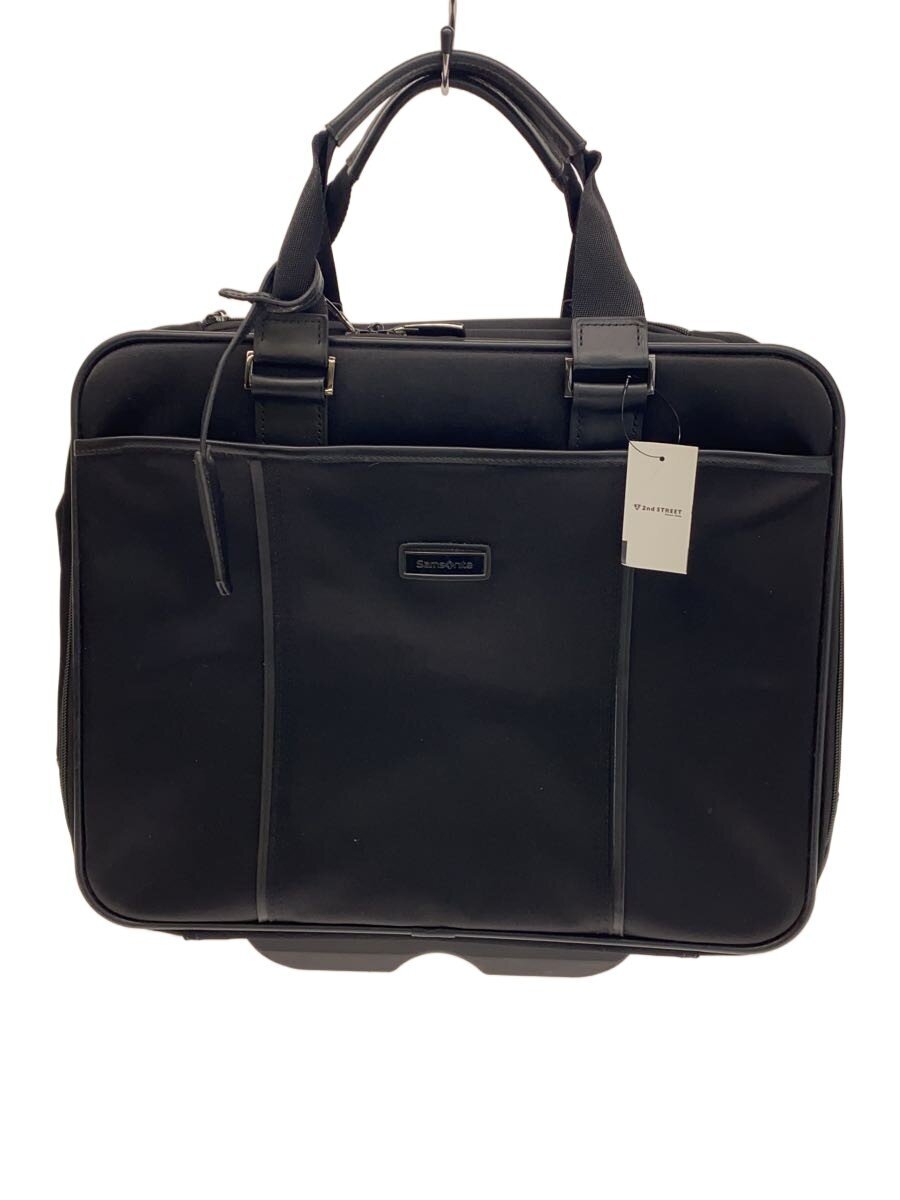 【中古】SAMSONITE◆トラベルキャリー/--/BLK/無地【バッグ】