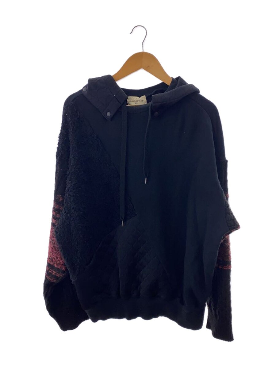 【中古】masterkey◆パーカー/2/コットン/BLK【メンズウェア】