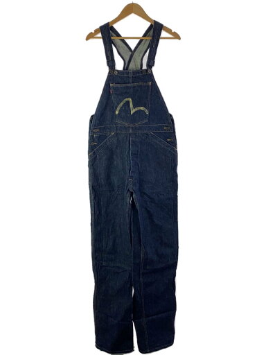 【中古】EVISU◆オーバーオール/32/デニム/IDG【メンズウェア】 【中古】EVISU◆オーバーオール/32/デニム/IDG【メンズウェア】