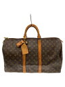 【中古】LOUIS VUITTON◆キーポル50_モノグラム・キャンバス_BRW/PVC/BRW【バッグ】