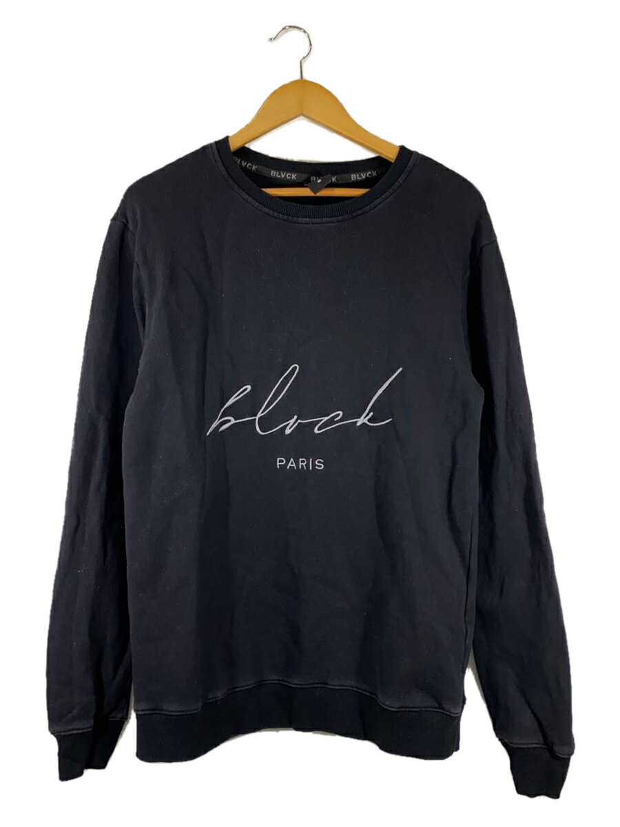 【中古】blvck paris/スウェット/M/コットン/BLK【メンズウェア】