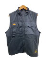 【中古】NIKE◆ベスト/L/--/BLK/無地【メンズウェア】