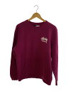 【中古】STUSSY◆スウェット/S/コットン/RED/プリント/Z3000SAS19【レディースウェア】