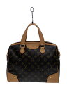 【中古】LOUIS VUITTON◆レティーロPM_モノグラム・キャンバス_BRW/PVC/ブラウン【バッグ】