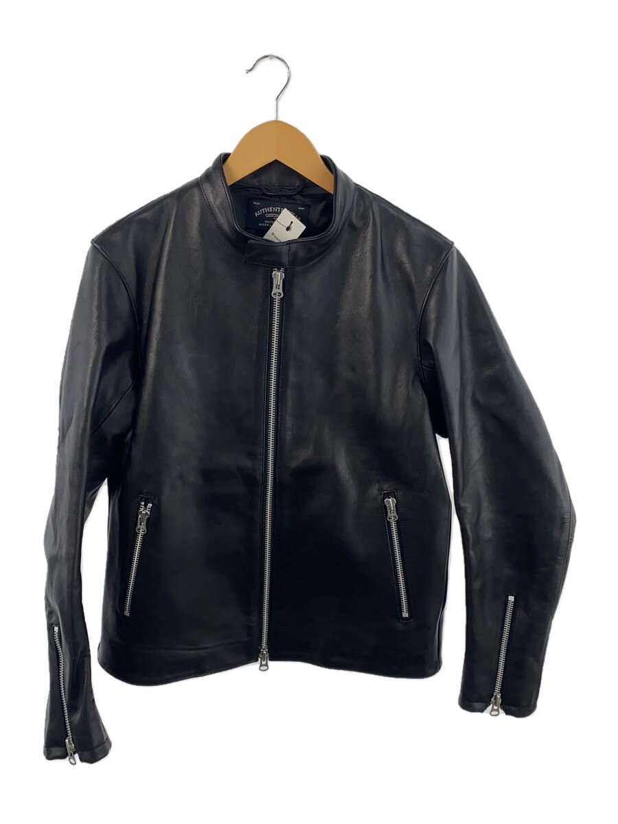 【中古】UNITED ARROWS green label relaxing◆レザージャケット・ブルゾン/XL/牛革/BLK/3225-199-2472【メンズウェア】