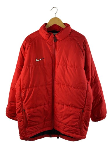 【中古】NIKE◆パテッドジャケット/M/ポリエステル/RED/H8 FHS【メンズウェア】 【中古】NIKE◆パテッドジャケット/M/ポリエステル/RED/H8 FHS【メンズウェア】