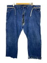 【中古】MAISON EUREKA◆VINTAGE REWORK BIGGY PANTS/FREE/インディゴ/017/着用感有【レディースウェア】