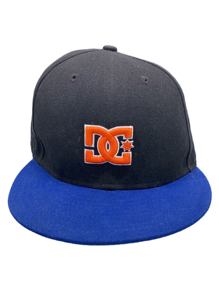 【中古】NEW ERA◆キャップ/7 1/2/キャンバス/BLK/無地/メンズ【服飾雑貨他】