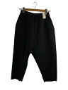【中古】CFCL◆MILAN RIB SARROUEL PANTS/1/ポリエステル/ブラック/CF002KF032【メンズウェア】
