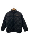 【中古】THE NORTH FACE◆ジャケット/XL/ナイロン/ブラック【キッズ】