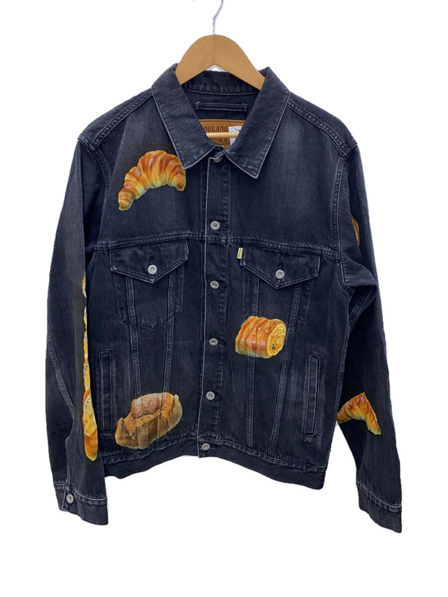 【中古】doublet◆Gジャン/L/コットン/GRY/総柄【メンズウェア】