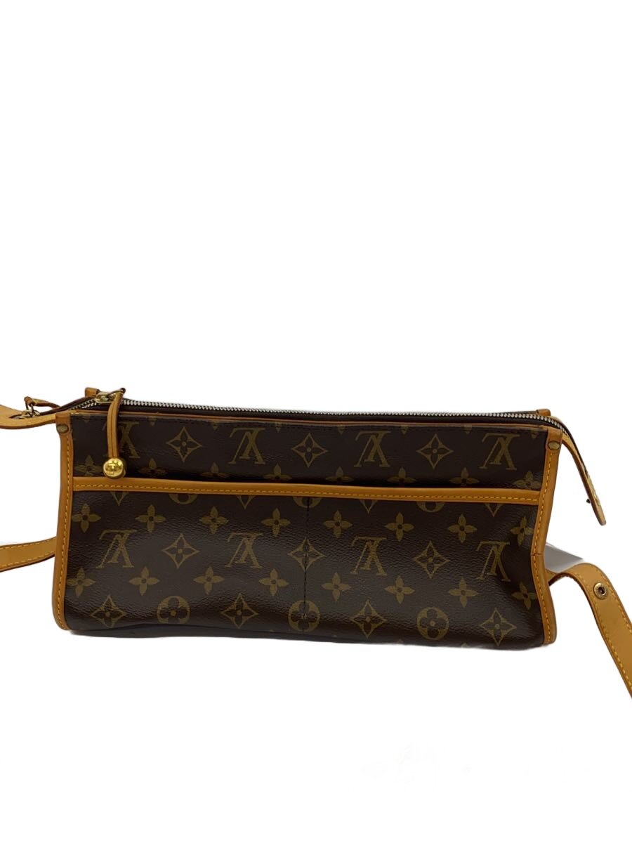 【中古】LOUIS VUITTON◆ポパンクール・ロン_モノグラム・キャンバス/PVC/BRW/総柄【バッグ】