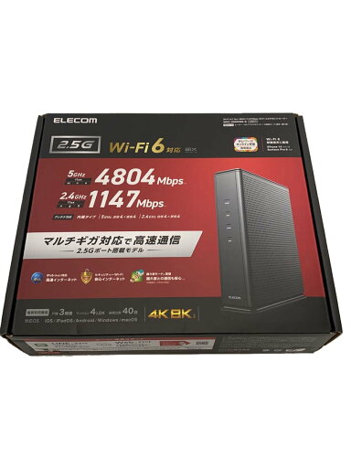 【中古】ELECOM◆無線LANルーター(Wi-Fiルーター) WRC-X6000QS-G【パソコン】 【中古】ELECOM◆無線LANルーター(Wi-Fiルーター) WRC-X6000QS-G【パソコン】