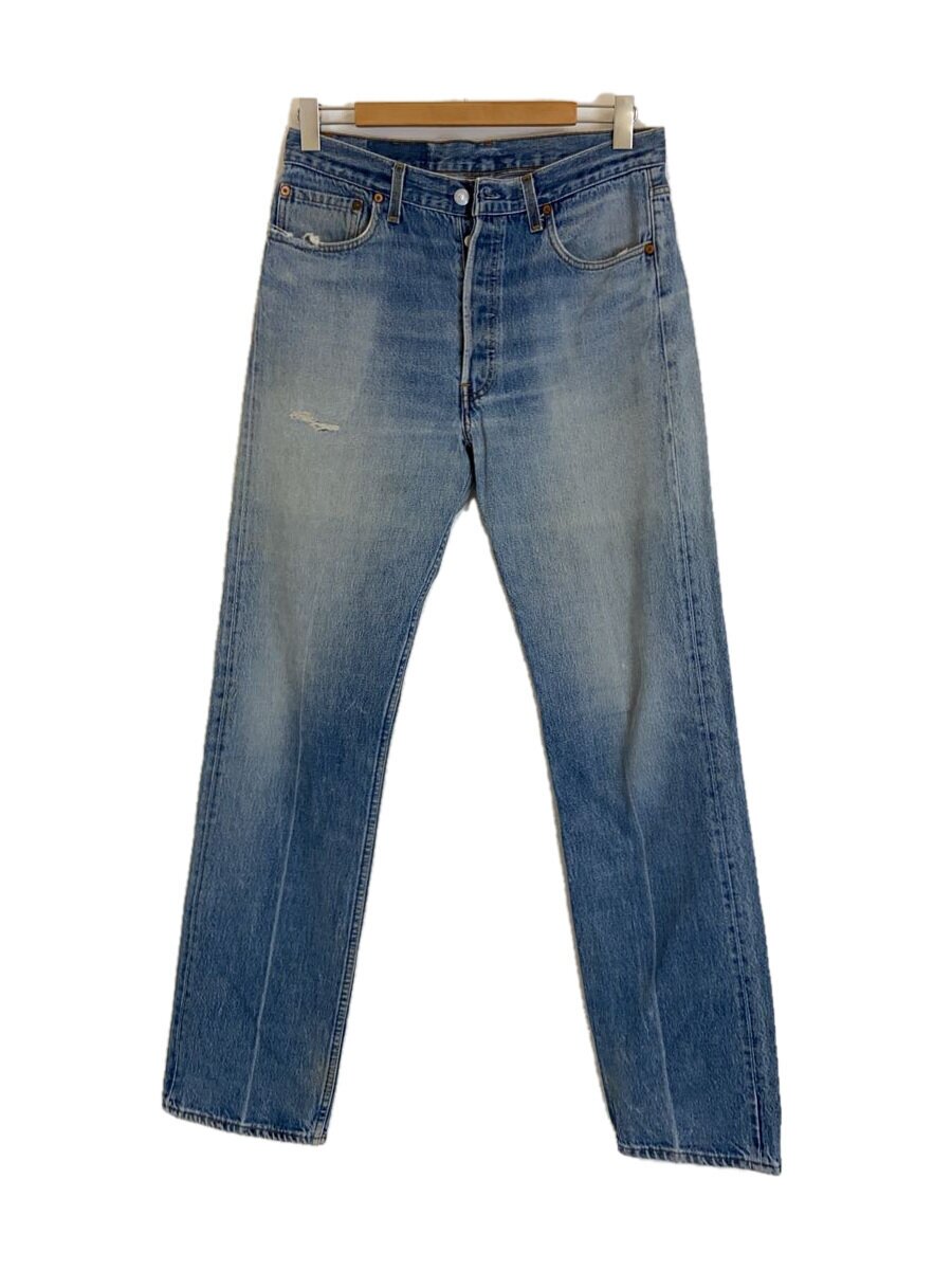 【中古】Levi’s◆ボトム/34/ツイード/BLU/ボタン裏524/USA製【メンズウェア】