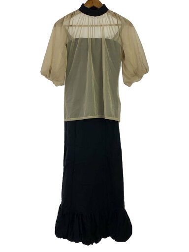 【中古】AMERI◆LAYERED BALLOON HEM DRESS/半袖ワンピース/S/レーヨン/BLK/01320520240//【レディースウェア】 【中古】AMERI◆LAYERED BALLOON HEM DRESS/半袖ワンピース/S/レーヨン/BLK/01320520240//【レディースウェア】
