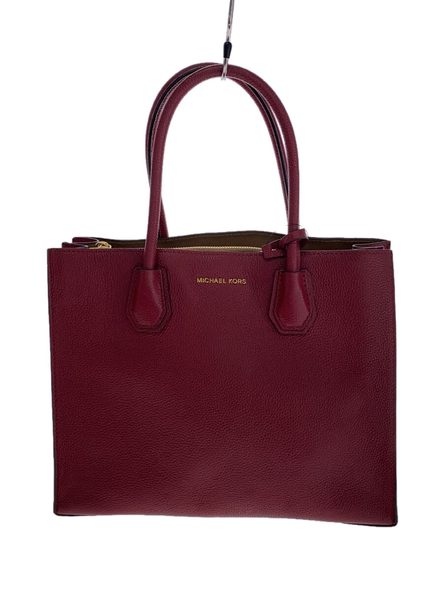 【中古】MICHAEL KORS◆ハンドバッグ/レザー/BRD【バッグ】