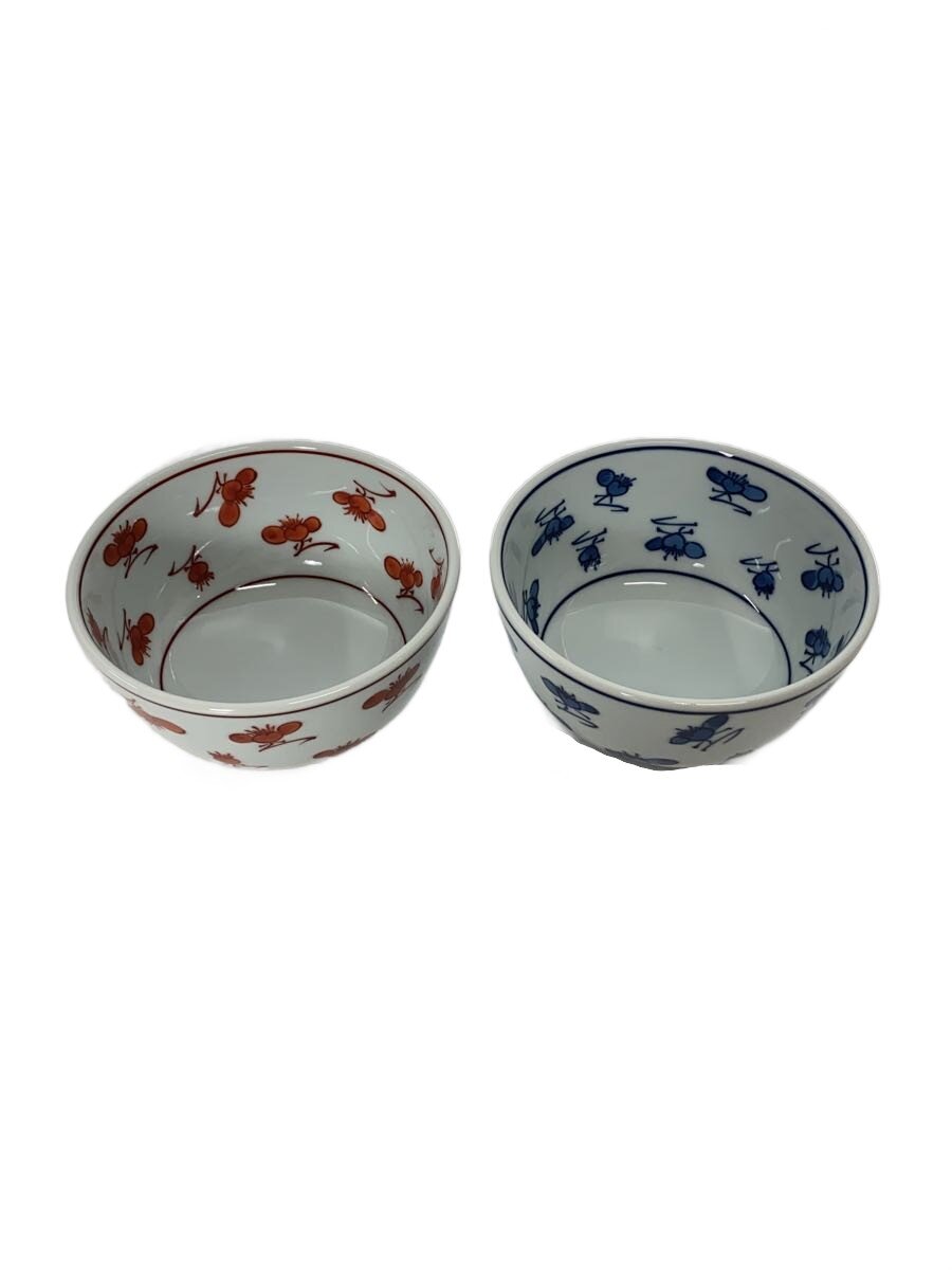【中古】源右衛門窯◆夫婦茶碗/和食器その他/WHT/有田焼【キッチン用品】