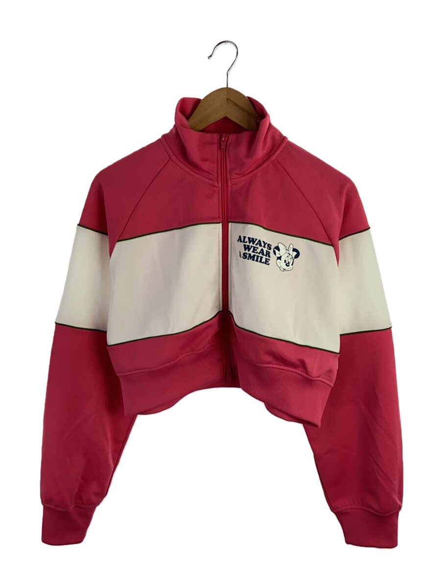 MOUSSY◆MD BLOCKING ジャージ/ジャケット/FREE/ポリエステル/ピンク/010HSY90-0030