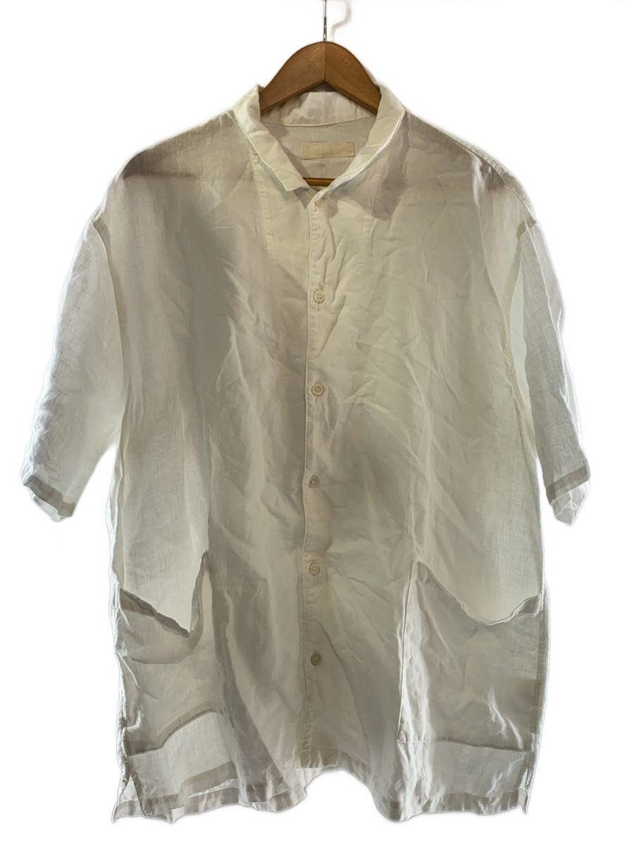 nest robe CONFECT◆半袖シャツ/4/リネン/WHT/02242-0067//