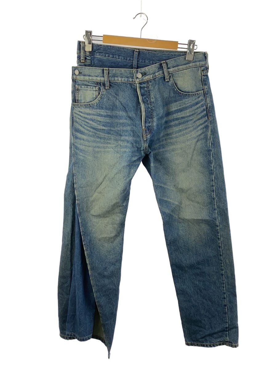 JUNYA WATANABE COMME des GARCONS MAN◆25SS 綿デニム製品加工カスタマイズLevis Wネームパンツ/S/デニム/IDG/WO-P209