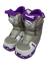 【中古】BURTON◆grom boa 12c/スノーボードブーツ/18.5cm/キッズ/BOA/GRY【スポーツ】
