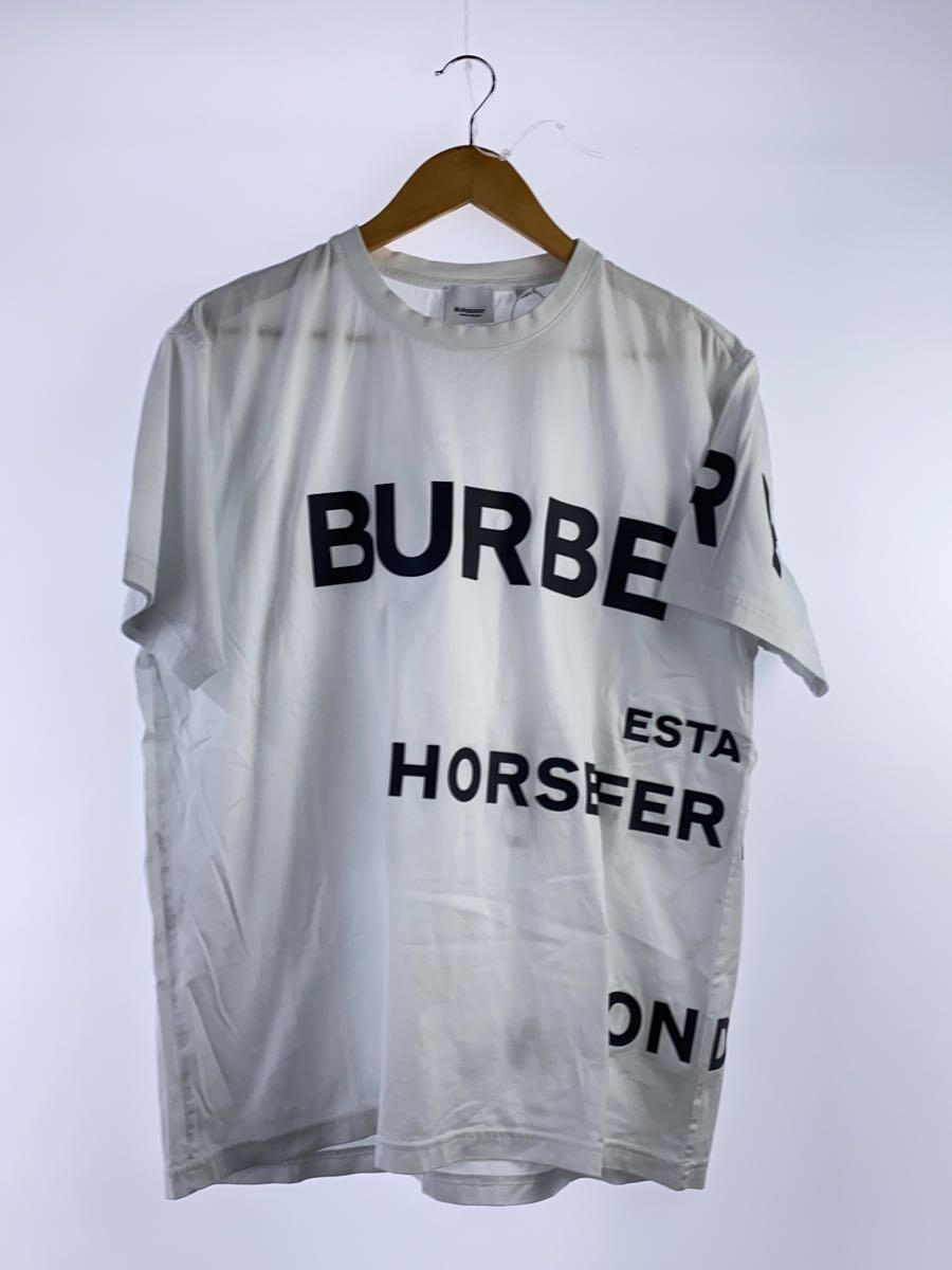 【中古】BURBERRY LONDON◆Tシャツ/--/コットン/CRM【メンズウェア】