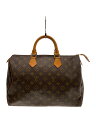 【中古】LOUIS VUITTON◆2)スピーディ35_モノグラム・キャンバス_BRW/PVC/ブラウン/M41107【バッグ】
