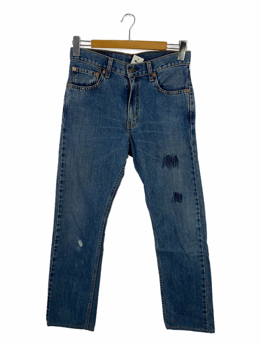 【中古】Levi’s◆90s/505/30/USA製ストレートパンツ/コットン/IDG【メンズウェア】