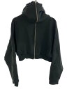 【中古】entire studios◆ジップパーカー/L/コットン/BLK【メンズウェア】