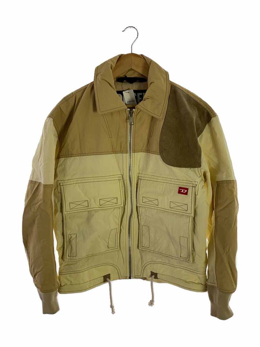 【中古】DIESEL◆ブルゾン/S/ナイロン/IVO/無地/A03555【メンズウェア】