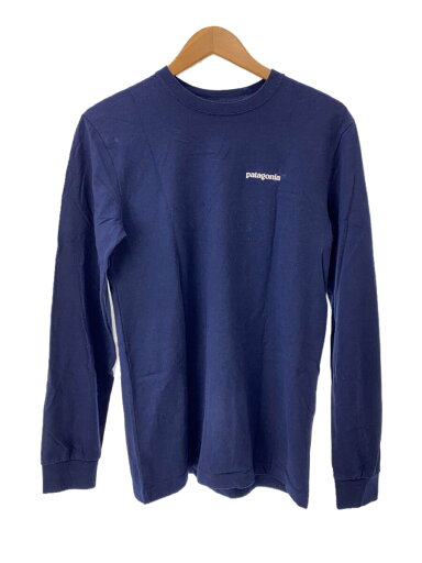 【中古】patagonia◆長袖Tシャツ/XS/コットン/ネイビー/プリント/39161FA18【メンズウェア】 【中古】patagonia◆長袖Tシャツ/XS/コットン/ネイビー/プリント/39161FA18【メンズウェア】