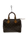 【中古】LOUIS VUITTON◆1)スピーディ30_モノグラム・キャンバス_BRW/PVC/BRW【バッグ】(4)