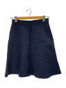【中古】JILLSTUART◆タグ付/チコフレアースカート/サマーツイード/4/コットン/ネイビー/092-0120038【レディースウェア】