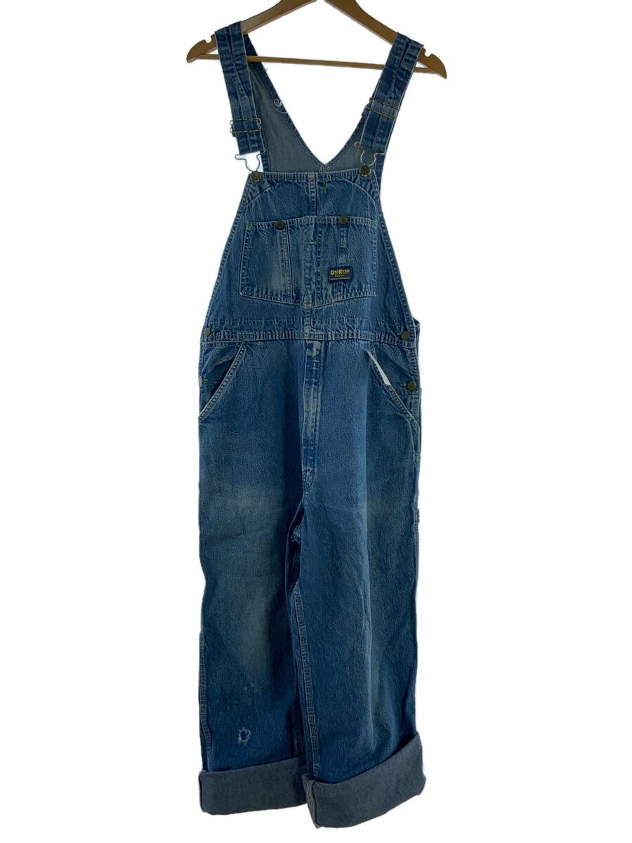 【中古】OshKosh◆オーバーオール/--/コットン/IDG/インディゴ//【メンズウェア】