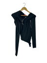 【中古】DIESEL◆長袖カットソー/S/ポリエステル/ブラック/A11709【レディースウェア】