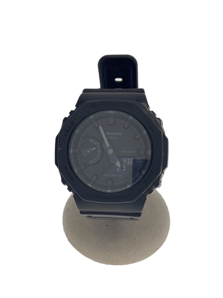 【中古】CASIO◆クォーツ腕時計・G-SHOCK/デジアナ/BLK/BLK【服飾雑貨他】