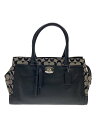 【中古】COACH◆ボストンバッグ/キャンバス/グレー/総柄/25371/コーチ【バッグ】