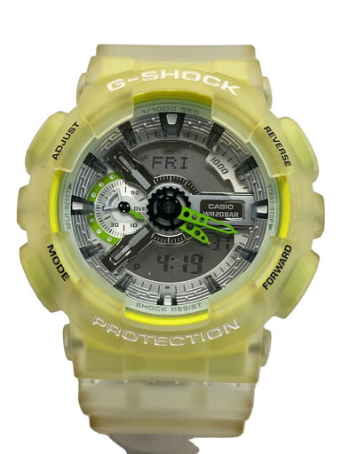 【中古】CASIO◆クォーツ腕時計_G-SHOCK/デジアナ/ラバー/SLV/GA-110LS-7AJF/箱付【服飾雑貨他】 【中古】CASIO◆クォーツ腕時計_G-SHOCK/デジアナ/ラバー/SLV/GA-110LS-7AJF/箱付【服飾雑貨他】