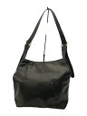 【中古】un/neu/ショルダーバッグ/フェイクレザー/ブラック/無地【バッグ】