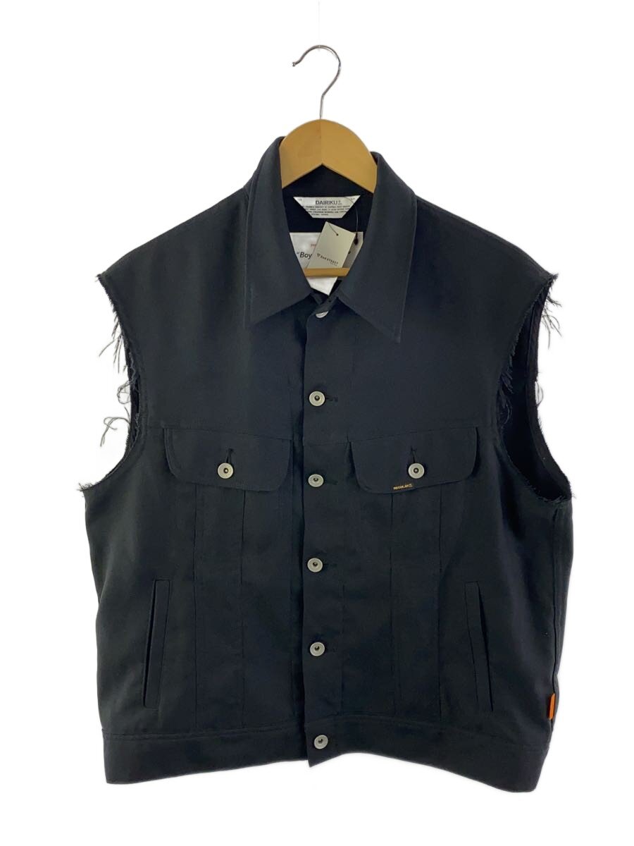 Rakuten - 【中古】DAIRIKU◆ベスト/S/ポリエステル/BLK/無地/22SS P-2【メンズウェア】