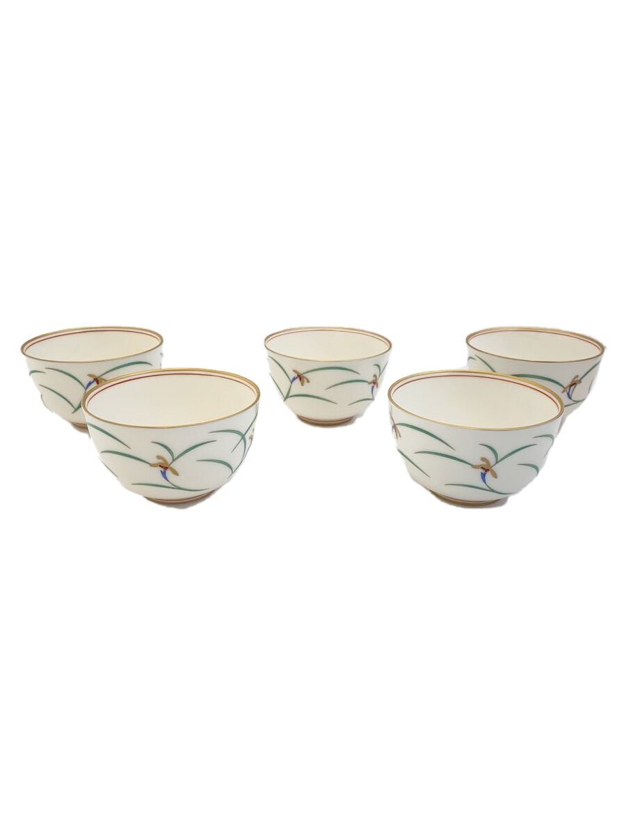 Other Glasses - 【中古】香蘭社◆湯呑/5点セット/WHT/香蘭社【キッチン用品】