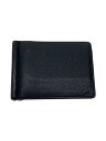 【中古】LOUIS VUITTON◆ポルト・フォイユ・パンス_タイガ_BLK/PVC/BLK/メンズ【服飾雑貨他】(4)