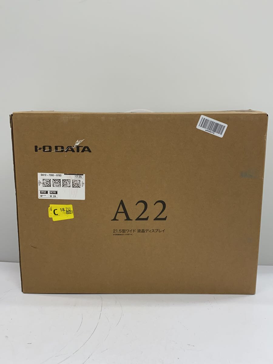 【中古】I・O DATA◆3辺フレームレス＆効果視野ADSパネル21.5型モニターディスプレイ/ワイド型/A221DB//【パソコン】