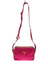 【中古】PRADA◆ショルダーバッグ/ナイロン/PNK/無地/1BH089【バッグ】(4)